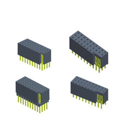 Quad Row Female Header Connector , Straight Type 2mm Pitch Pin Header