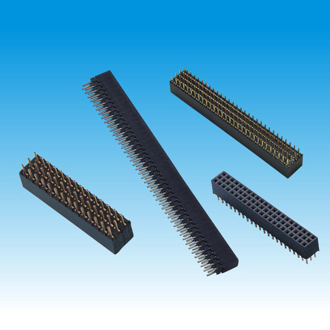 Quad Row Female Header Connector , Straight Type 2mm Pitch Pin Header